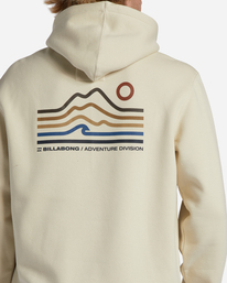5 A/Div Compass Pullover Hoodie White ABYFT00222 Billabong