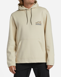 billabong, A/Div Compass Pullover Hoodie, BIRCH (bir) COMPASS PULLOVER ABYFT00222