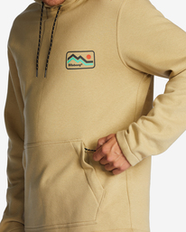 3 A/Div Compass Pullover Hoodie Beige ABYFT00222 Billabong