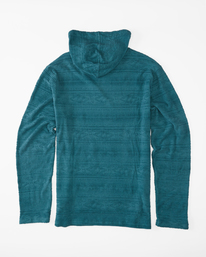 6 Flecker Jacquard Pullover Hoodie Blue ABYFT00223 Billabong