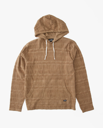 0 Flecker Jacquard Pullover Hoodie Brown ABYFT00223 Billabong