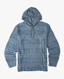4 Flecker Jacquard Pullover Hoodie Blue ABYFT00223 Billabong