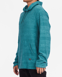 1 Flecker Jacquard Pullover Hoodie Blue ABYFT00223 Billabong