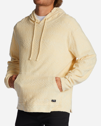 1 Flecker Jacquard Pullover Hoodie Beige ABYFT00223 Billabong
