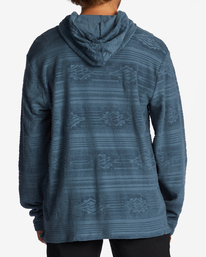 2 Flecker Jacquard Pullover Hoodie Blue ABYFT00223 Billabong