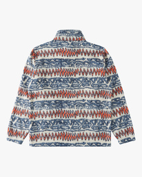 8 A/Div Boundary Half-Zip Mock Neck Pullover Blue ABYFT00231 Billabong