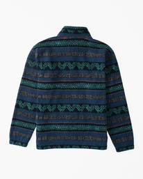 7 A/Div Boundary Half-Zip Mock Neck Pullover Blue ABYFT00231 Billabong