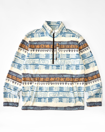 4 A/Div Boundary Half-Zip Mock Neck Pullover Brown ABYFT00231 Billabong