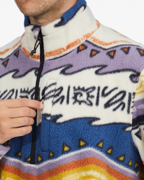 5 A/Div Boundary Half-Zip Mock Neck Pullover Beige ABYFT00231 Billabong