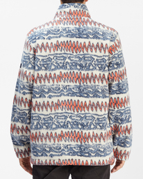 4 A/Div Boundary Half-Zip Mock Neck Pullover Blue ABYFT00231 Billabong