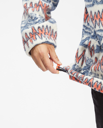 6 A/Div Boundary Half-Zip Mock Neck Pullover Blue ABYFT00231 Billabong