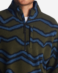 9 Boundary - Fleece mit Stehkragen für Männer Grün ABYFT00231 Billabong
