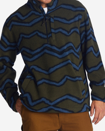 2 Boundary - Fleece mit Stehkragen für Männer Grün ABYFT00231 Billabong