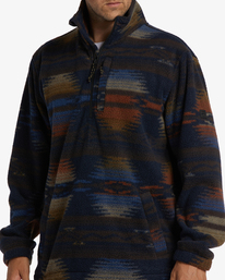 3 A/Div Boundary Half-Zip Mock Neck Pullover Black ABYFT00231 Billabong