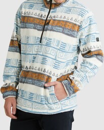 1 A/Div Boundary Half-Zip Mock Neck Pullover Brown ABYFT00231 Billabong