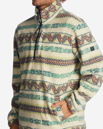 5 A/Div Boundary Half-Zip Mock Neck Pullover Beige ABYFT00231 Billabong