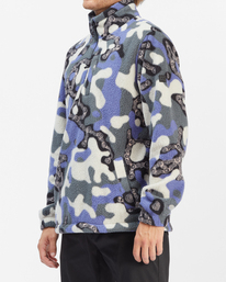 3 A/Div Otis Boundary Mock Neck Half-Zip Pullover Black ABYFT00234 Billabong