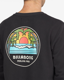 3 Sunset Crewneck Sweatshirt Black ABYFT00262 Billabong