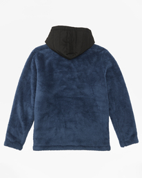 7 A/Div Badger Hooded Half-Zip Pullover Blue ABYFT00309 Billabong