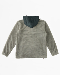 7 A/Div Badger Hooded Half-Zip Pullover Green ABYFT00309 Billabong