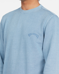 3 Wave Washed Crewneck Pullover Orange ABYFT00312 Billabong