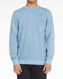 0 Wave Washed Crewneck Pullover Orange ABYFT00312 Billabong