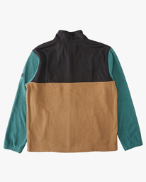 8 A/Div Boundary Trail Zip-Up Fleece Brown ABYFT00313 Billabong