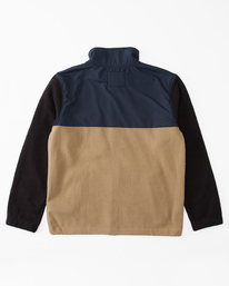 6 A/Div Boundary Trail Zip-Up Fleece Blue ABYFT00313 Billabong