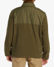 2 A/Div Boundary Trail Zip-Up Fleece Green ABYFT00313 Billabong