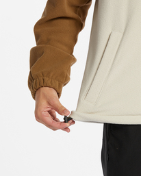 6 Boundary - Fleecetop met Capuchon voor Heren Brown ABYFT00317 Billabong
