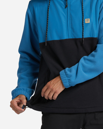 4 A/Div Boundary Hooded Half-Zip Pullover Blue ABYFT00317 Billabong