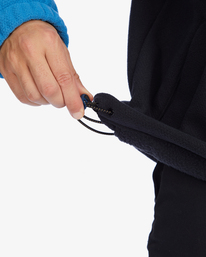 6 A/Div Boundary Hooded Half-Zip Pullover Blue ABYFT00317 Billabong