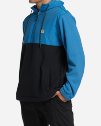 1 A/Div Boundary Hooded Half-Zip Pullover Blue ABYFT00317 Billabong
