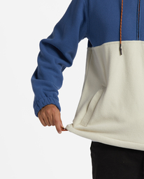 4 A/Div Boundary Hooded Half-Zip Pullover Blue ABYFT00317 Billabong