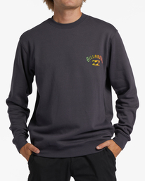 0 Short Sands Crewneck Sweatshirt Grey ABYFT00320 Billabong