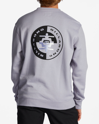 2 Short Sands Crewneck Sweatshirt Grey ABYFT00320 Billabong