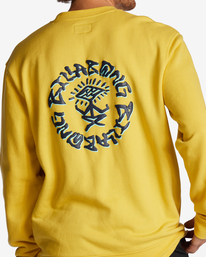 4 Short Sands - Felpa da Uomo Yellow ABYFT00320 Billabong