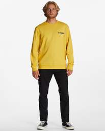 1 Short Sands - Felpa da Uomo Yellow ABYFT00320 Billabong