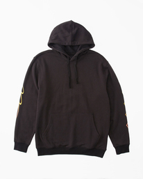 6 Short Sands Pullover Hoodie Black ABYFT00321 Billabong