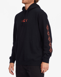 3 Short Sands Pullover Hoodie Black ABYFT00321 Billabong