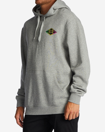 1 Short Sands Pullover Hoodie Grey ABYFT00321 Billabong