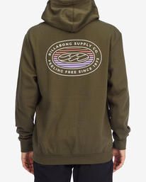 2 Short Sands Pullover Hoodie Green ABYFT00321 Billabong