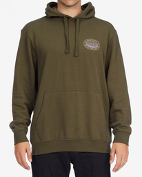 0 Short Sands Pullover Hoodie Green ABYFT00321 Billabong