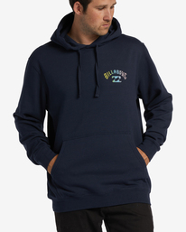 1 Short Sands Pullover Hoodie Blue ABYFT00321 Billabong