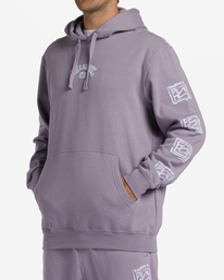 1 Short Sands Pullover Hoodie Purple ABYFT00321 Billabong