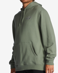 3 Short Sands Pullover Hoodie Green ABYFT00321 Billabong