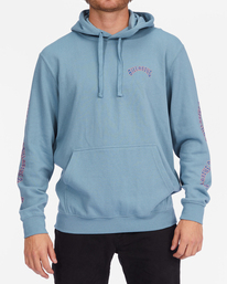 1 Short Sands Pullover Hoodie Blue ABYFT00321 Billabong