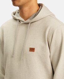 5 Hudson Pullover Hoodie Grey ABYFT00335 Billabong