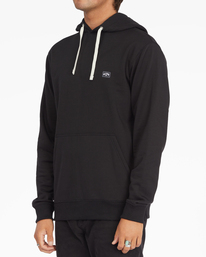 6 All Day Organic Pullover Hoodie Black ABYFT00336 Billabong