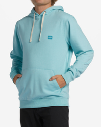 1 All Day Organic Pullover Hoodie Blue ABYFT00336 Billabong